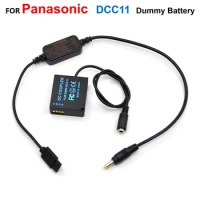 DMW-DCC11 BLE9E Fake Battery+Adapter Cable For DJI Ronin-S To Supply Power For Panasonic Lumix DMC GF3 GF5 GF6 GX5 GX7 GX85 CGK