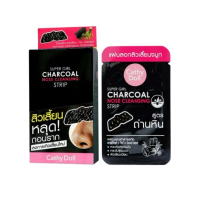 Cathy Doll Super Girl Charcoal Nose Cleansing Strip แผ่นลอกจมูก (ยกกล่องX6ซอง)