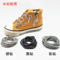 Shiny Rhinestone Shoelaces for Converse Ins Hot Sell Creative Diamond Laces Diy Laces for Sneakers