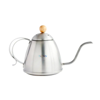 【鈦安TiANN】純鈦手沖咖啡壺／茶壺(1000ml)