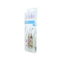แปรงสีฟันIndividual Ultra soft Nordic season2 แพ็ค 4 ชิ้น (คละสี)
