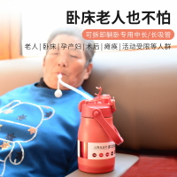 免運/最低價 護理杯 老人癱瘓臥床孕婦專用防嗆吸管保溫杯大容量便攜316不銹鋼吸管杯 快速出貨