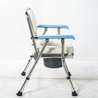 永大醫療~均佳JCS-303 日式不銹鋼收合便器椅/便器椅/便盆椅每台4800元(免運費)