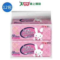 康乃馨寶寶潔膚濕巾補充包80片x12包(箱)【愛買】