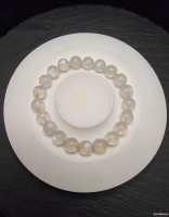 Gelang Batu Biduri Bulan Moonstone Srilanka  Mag*c Stone HQ Full Natural 9.4mm B479