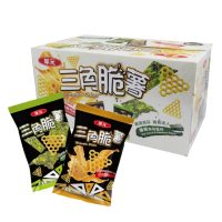 【美式賣場】華元 三角脆薯分享箱x2箱(36公克 X 28包)