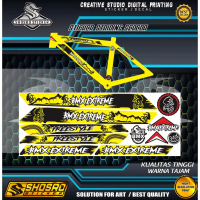 STIKER STRIPING SEPEDA / STICKER UNIVERSAL BIKE / VARIASI STRIPING SEPEDA GUNUNG / STIKER SEPEDAH SA
