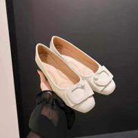 Wanita Balet Women Shoes Flat Shoes PU Jelly Flat Heels Flats Shoes Sepatu