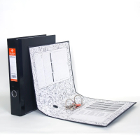 ODNER ENDURO F4 75MM FORTE HITAM 1401E / Ordner Folio / F4 - Map Penyimpanan Dokumen Ukuran Folio - 