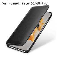 Fashion Case for Huawei Mate 60 Genuine Leather Phone Carcasa for Huawei Mate 60pro Funda Skin Mate 50 Cover Mate50pro Coque