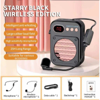 TaffSTUDIO Speaker Pinggang Microphone Bluetooth LED Voice Amplifier - S25