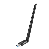 USB WiFi Dongle Dualband 5GHz/2.4GHz WIFI6 Transmittter for Fast Internet Connection Supports 900Mbps Transfer Receiver