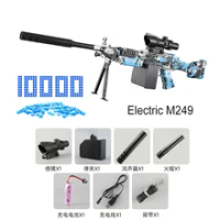Electric M416 Sniper Rifle Toy Gun Gel Blaster Water Ball Bullet Manual M249 Pistol Outdoor Game AirSoft Weapon Toys For Boy