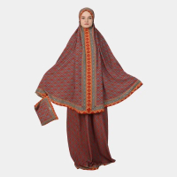 Mukena Hikmat Fashion N4950 Original Color Brown, Brick dan Orange
