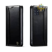 Casing Samsung M51 Crossgrain Super Wallet Cross Grain Case PE Leather Full 360 Degree TPU Waterproo
