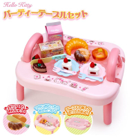 小禮堂 Hello Kitty 可折疊甜點玩具餐桌組《粉.彩色熊》扮家家酒.兒童玩具