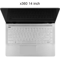 Soft silicone keyboard cover for HP Pavilion X360 14M-CD 14-BF 14-BW 14 cm 14-CF Series 14 with 15.6 17.3 inch washable Flexible
