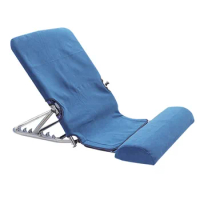 Adjustable Backrest Support Cushion For Bedridden Elderly Paralysis Folding Anti Slip Backrest Recliner Chair Nursing Supplies