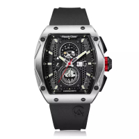 Alexandre Christie Alexandre Christie AC 6608 Silver Black MCRTBBA