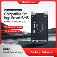พร้อมส่งจากไทย DALY BMS อัจฉริยะบลูทูธในตัว80A-200A 4S-8S 7S-24S Li-Ion/LiFePO4/LTO แบตเตอรี่หลายสาย