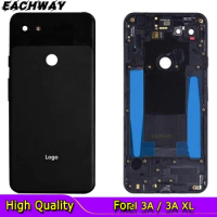 New For Google Pixel3A Pixel 3A XL Battery Cover Door Rear Glass Housing Case Replacement Parts For Google Pixel 3A Back Cover