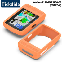 Silicone Case Protective Cover Shell for Wahoo ELEMNT ROAM WFCC4 GPS Bike Computer Anti-Scratch Provides Excellent Protection