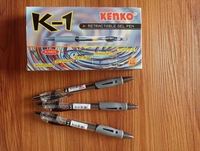 KENKO GEL PEN K-1 Retractable BOLPEN PULPEN GEL 0.5 MM 3 PCS KENKO HITAM GP K1