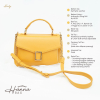 Tas Selempang Wanita Terbaru Hanna Bag By Hody Design Elegan Bahan Syntetic Leather Polos Stok Terba
