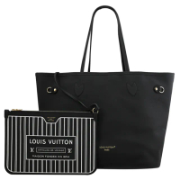 【Louis Vuitton 路易威登】LV M11946 Neverfull Inside Out MM 雙面設計子母束口購物包(現貨)