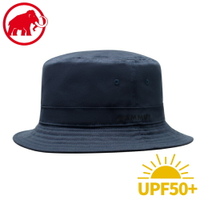 【MAMMUT 瑞士 Bucket Hat 漁夫帽《海洋藍》】1191-00621/休閒帽/遮陽帽/圓盤帽