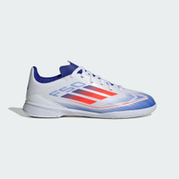 adidas IF1368 F50 League 中大童 足球鞋 室內 平底 白【iSport愛運動】