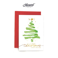 Kartu Natal / Christmas Harvest Xmas Bells - Tree
