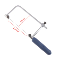 4" Adjustable Frame Sawbow U-shape Coping Jig Saw For Woodworking Craft Jewelry DIY Hand Tools