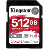 Kingston Canvas React Plus UHS-II SDXC Memory Card 512GB