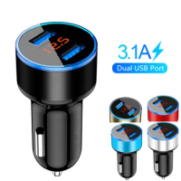 3.1A LED Display USB Phone Charger Car-Charger for BMW F52 E82 F46 F45 F23 F22 F34 F30 F31 E92 E93 F33 F10 E63 F01h i3s i3