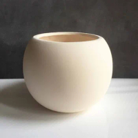 Mold Silicone Nordic Wind Apple-style Succulent Plants Pottery Cement Flower Pots 3d Vase Flower Pots Mould Silicone Rubber PRZY