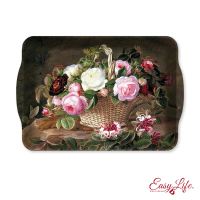 【Easy Life】義大利托盤-英式玫瑰(33*22cm)