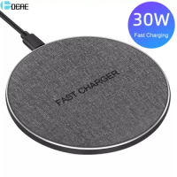 Wireless Charger Type C USB 30W for IPhone 15 14 13 12 11 XS XR X 8 Fast Charging For Samsung S23 S22 Xiaomi 13 Huawei Mate 60