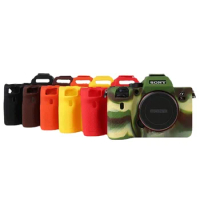 Camera Video Bag Soft Silicone Rubber Protection Case for Sony A7R II A7 II A7R Mark 2 A7M3 A7RM3 ZV1 ZV-1 A7R IV A7RM4