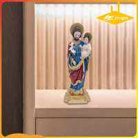 [เก็บเงินปลายทาง] ZYLightt . Joseph and Child Jesus Statue Holiday Art Table Centerpiece Collection 