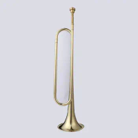 B Flat Bugle Brass Bugle Young Team Bugle Music Instrument Professional Blowing Bugle Scout Bugle fo