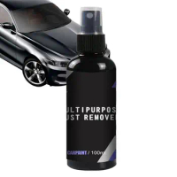 Car Rust Removal Spray Car Rust Stopper 100ml Car Metal Components Automotive Wheel Rim Metal Wash Cleaning Parts Maintenance