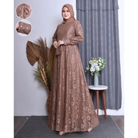 LC - Gamis Burkat Premium Free Masker dan Busui-Baju Seragam Kondangan-Jumbo Dres Pesta Wanita Gamis