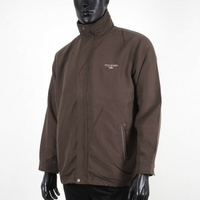 Sasaki [806107] 男 兩件式 外套 夾克 背心 抗電磁波 立領 保暖 舒適 咖啡 棕