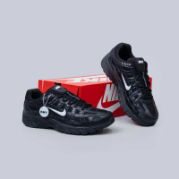 Nike P6000 Black Black White Swoosh