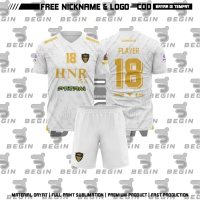 Jersey Fafage Putih New PFL 2025 - 2026  Gratis Pasang Nama & no punggung Full Printing Olahraga Spo