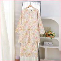 Pickone Fashion Baju Kurung Muslimah Kebarung Moden Full Lace Suam RAYA 2026 Kurung Raya Modern Wani