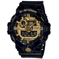 CASIO卡西歐G-SHOCK絕對強悍金屬運動腕錶(GA-710GB-1A)