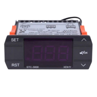 STC-3000 Plastic Digital Temperature Controller Thermostat Touch Digital Thermostat With Sensor 110-220V 30A