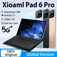 Global Version 2024 Original Pad 6 max Tablet 16G+1TB Android 13 Tablet PC Dual SIM Card 5G GPS WIFI Mi Tab Pad 6 Tablets